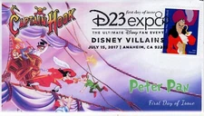 AO-5217-3, 2017, Disney Villains, First Day Cover, Add-on Cachet, Pictorial Post