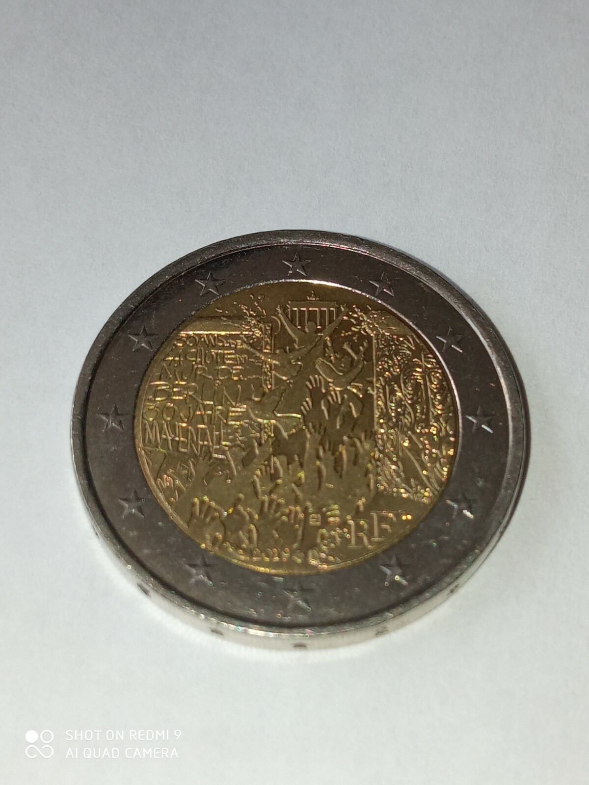 Piece 2 Euros La Chute Du Mur De Berlin pièces de 2 euros rare chute mur de Berlin | eBay