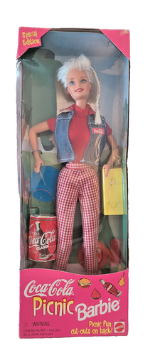 Poupée Barbie 1997 Coca Cola pique-nique poupée