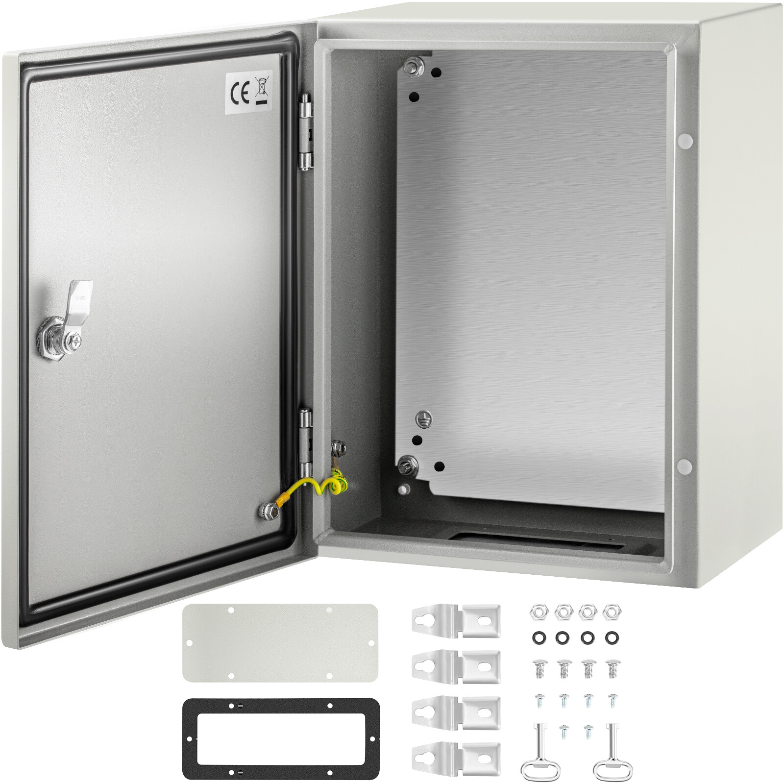 Coffret electrique en acier VEVOR 40x30x20 cm IP65 pour protection et derivation