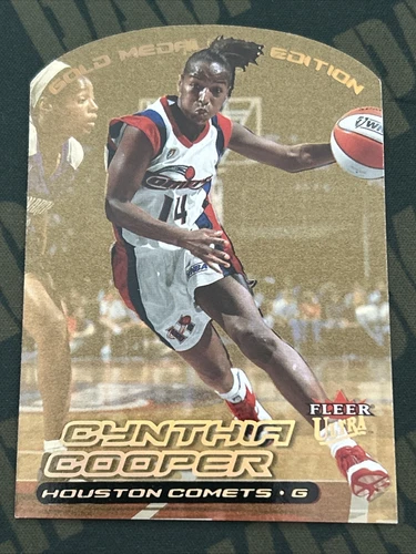 2000 Fleer Ultra WNBA #1G Gold Medallion Edition CYNTHIA COOPER Houston Comets