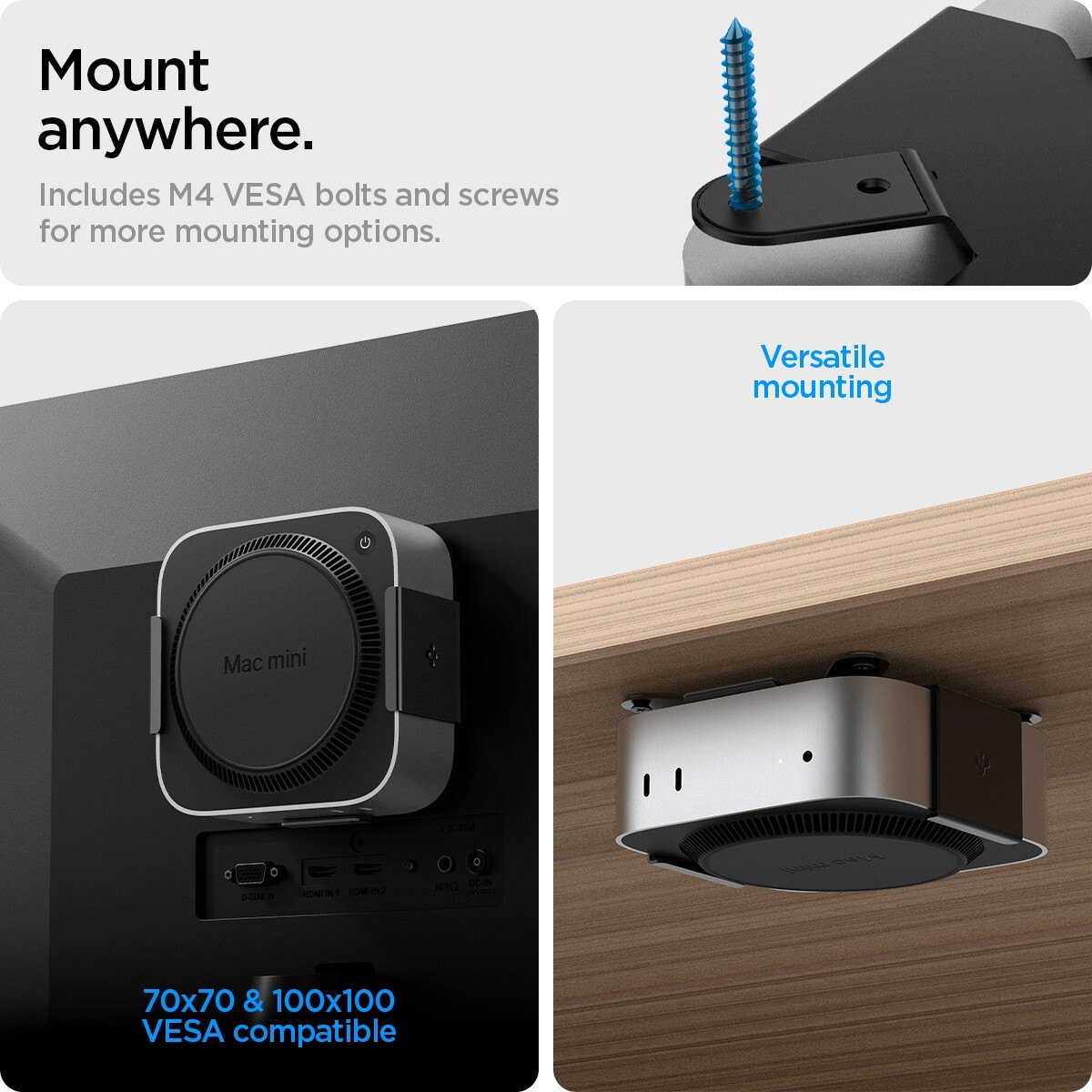 For Mac Mini M4 | Spigen Mac Mini Mount | LD205 | eBay