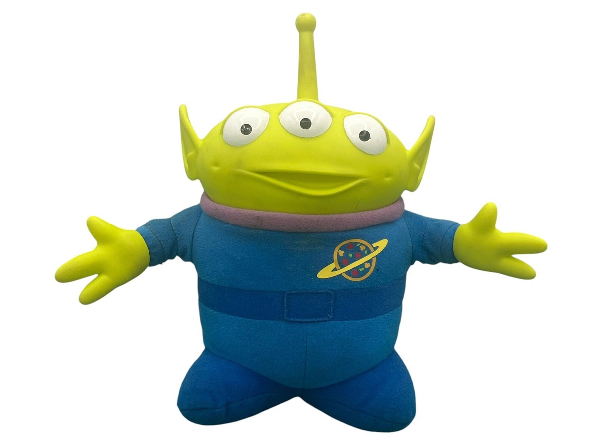 Thinkway Toy Story Alien 4体セット Toy Story 4 SPACE ALIEN Plush Talks Light-Up Antenna Disney Pixar