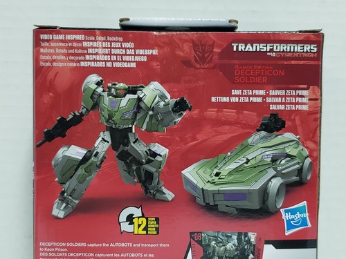 DECEPTICON SOLDIER Gamer Edition 08 Hasbro Transformers Studio Series Deluxe NEW - Picture 13 of 15
