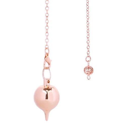 Ciondolo pendolo Reiki guarigione amuleto modello cono rotondo metallo cono tondo Reiki - Foto 4 di 14