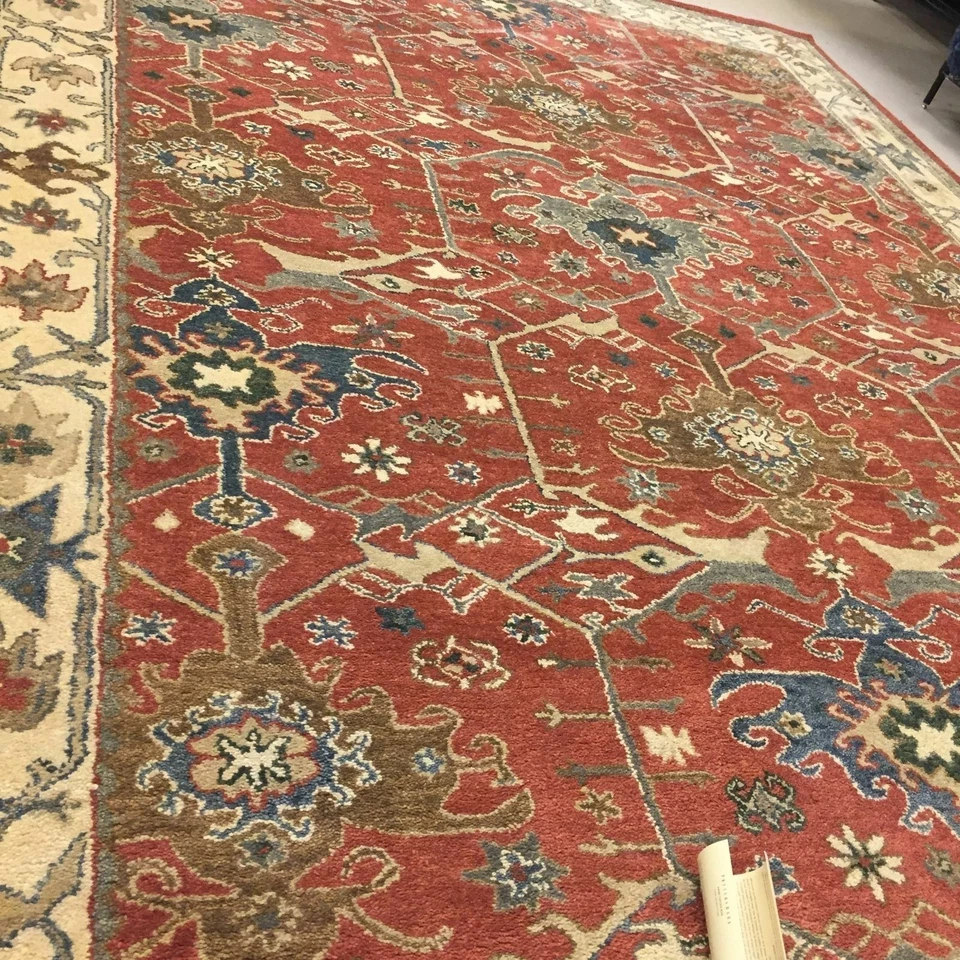 Nuevo William Morris 2.5x9 3x5 5X8 8X10 9X12 Channing alfombras de lana oxidada CHE7 Foto 4 de 4