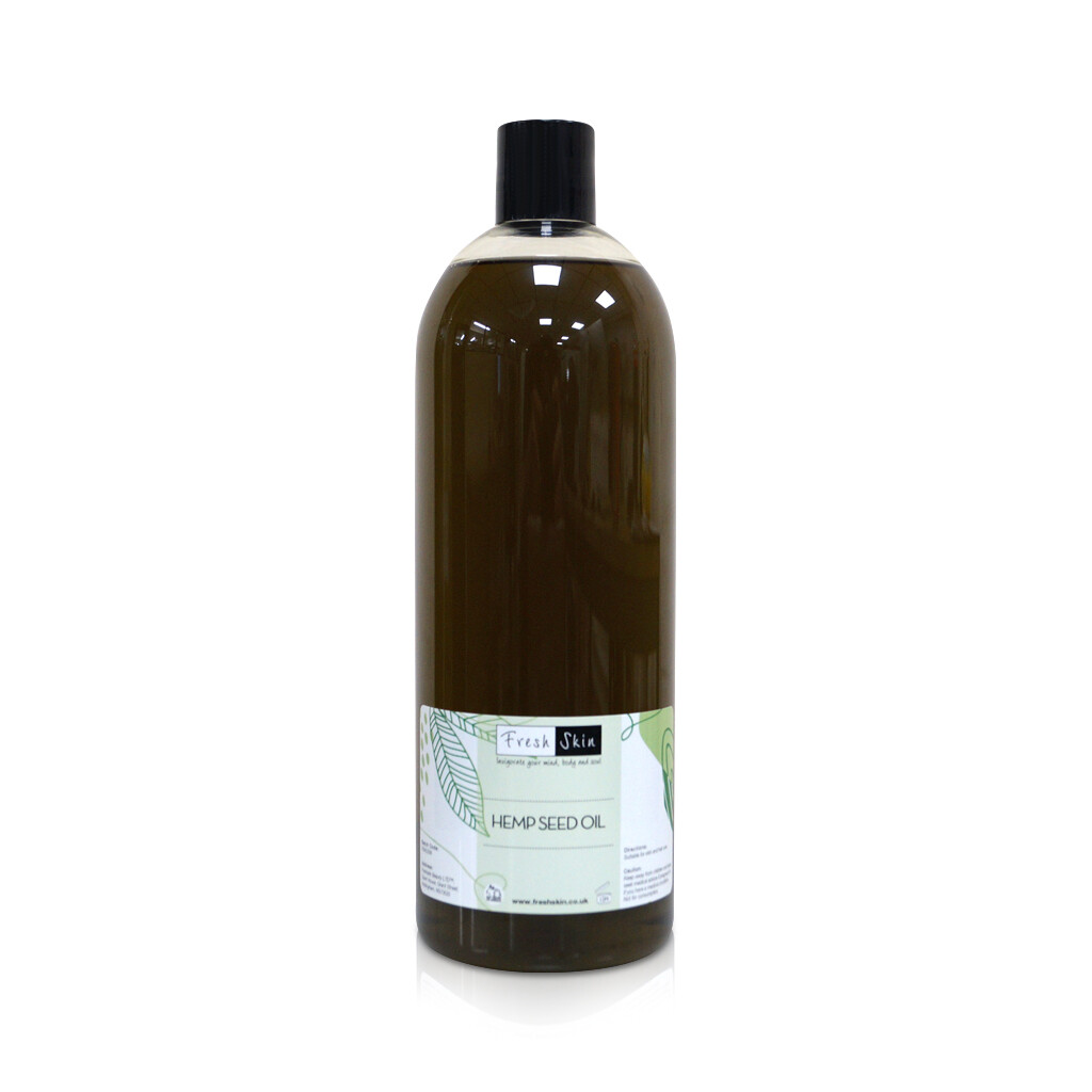 Hemp Seed Oil 100ml - 100% Pure Virgin Cold Pressed Unrefined Carrier Oil