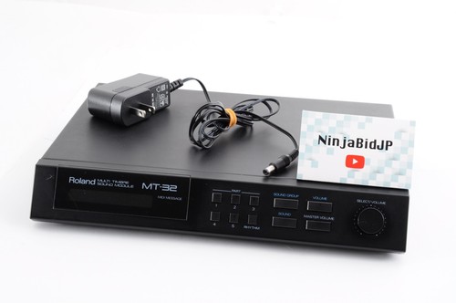 Roland MT-32 Multi Timbre MIDI Sound Module Early Model 851552 With AC Adapter