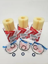 LEXUS OEM FACTORY OIL FILTER AND DRAIN PLUG WASHER SET (3 pack) 2007-2023 ES350