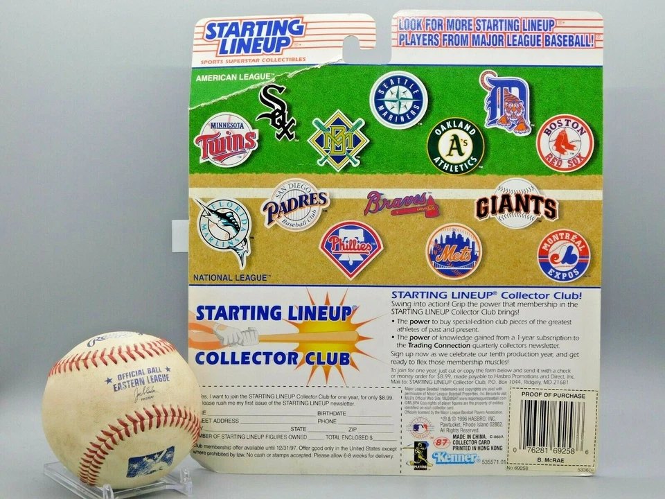 Brian McRae Chicago Cubs 1997 MLB béisbol alineación inicial Foto 2 de 3