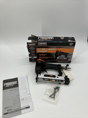 Freeman 23 GA 1" Micro Pinner PP123 Pneumatic 60-100 PSI