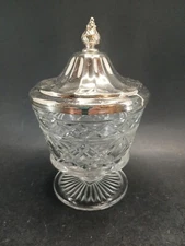 Sugar Bowl With Solver Plate Lid V