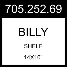 IKEA BILLY Shelf White 14x10" 705.252.69
