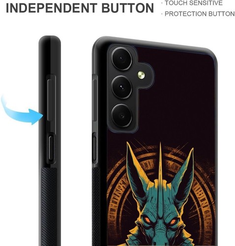 Anti scratch Cover art work anubis god For Samsung A15 A16 S23 S24 S25 Ultra FE - 第 13/25 張圖片