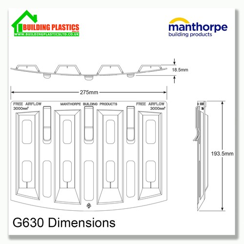 Filzklappenlüftung verhindert Kondensation des Dachbodens. Dachbodenlüftung Luftstrom G630 - Bild 12 von 18