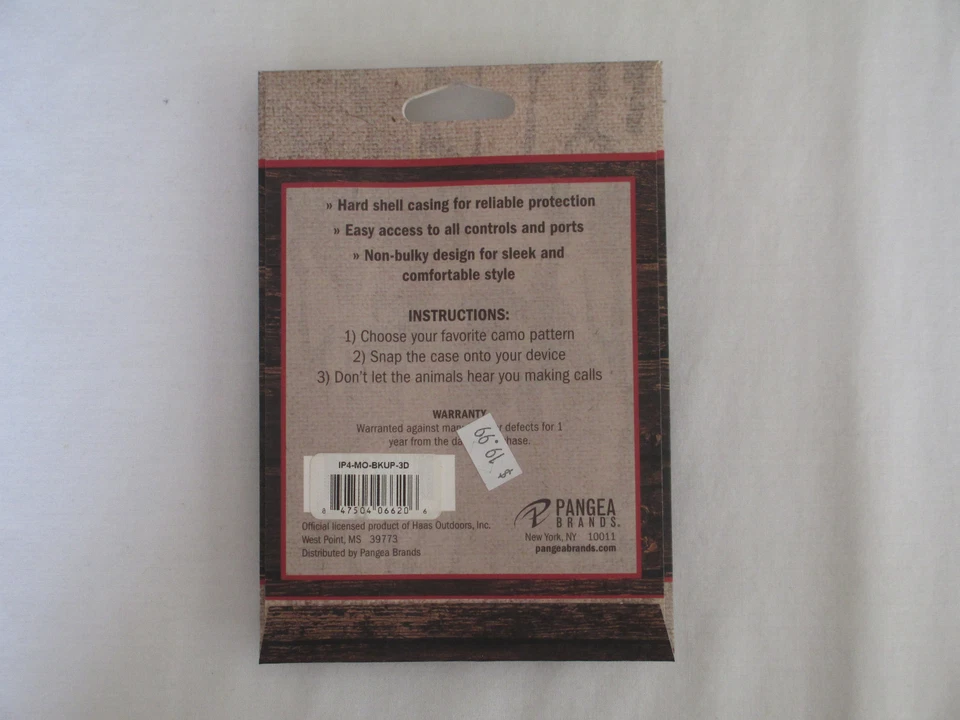 PANGEA - APPLE IPHONE 4 - ROBLE MUSGO ROSA CAMUFLAJE 3D DIMENSIONAL - FUNDA PARA TELÉFONO CELULAR Foto 3 de 4