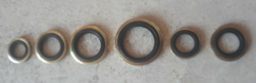 M12 12mm Ford Sump Plug Washers - 12MM BONDED OIL SEAL / DOWTY WASHERS - Picture 2 of 15