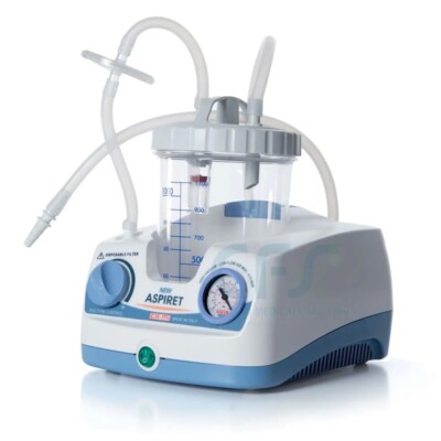 Aspiratore Medico Portatile Con Barattolo 1000ml 0.1MPa - CE Medical Stuff Ltd