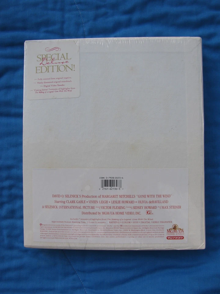 Gone With the Wind (VHS, 1990, 2-Tape Set, Deluxe Edition) - Image 2 of 4