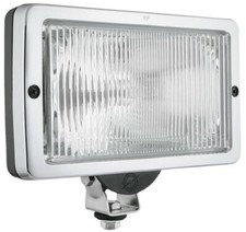 2 x Halogen Fernscheinwerfer mit Chromrahmen - mit Positionslicht E20