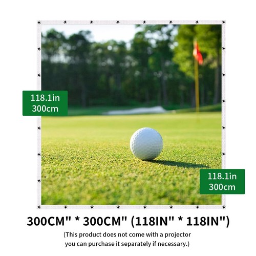 Golf Impact Screen - Silent HD, Tear-Resistant, Indoor & Outdoor Swing Training - Picture 9 of 16