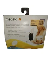 Medela Easy Expression Hands-Free Pumping Bustier White Large New (BK)
