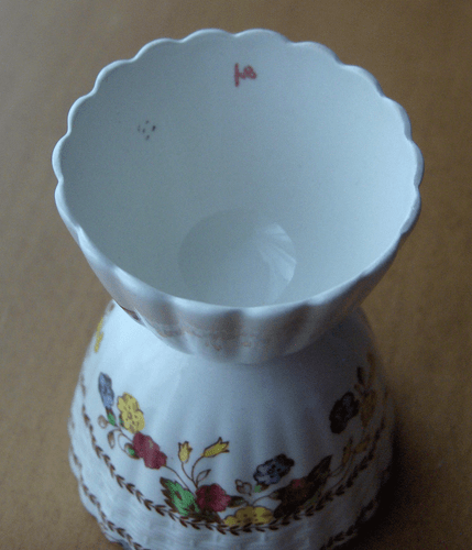Spode Cowslip Doppel Eierbecher ~ Made in England ~ makellos - keine Reserve! - Bild 3 von 3