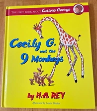 CECILY G. AND THE 9 MONKEYS (CURIOUS GEORGE) By H. A. Rey & Margret Rey **Mint**