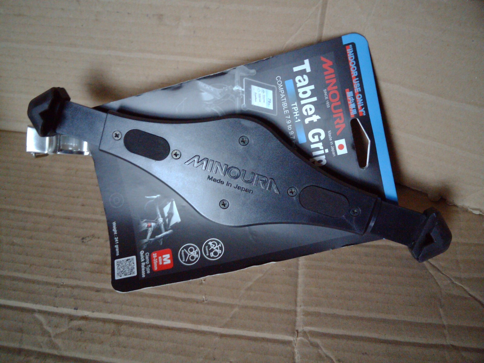 MINOURA TABLET GRIP, I-PAD & TABLET HANDLEBAR MOUNT