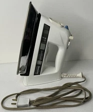 Rowenta Professional Inox Steam Iron Stainless Steel German-Made Vintage DE-871