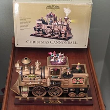 Mr. Christmas Gold Label Christmas Cannonball Motion Musical 2002 VIDEO**READ**