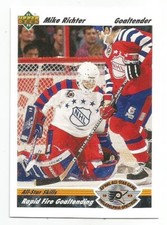 MIKE RICHTER 1991-92 UPPER DECK ALL STAR SKILLS CARD NM-MT CONDITION
