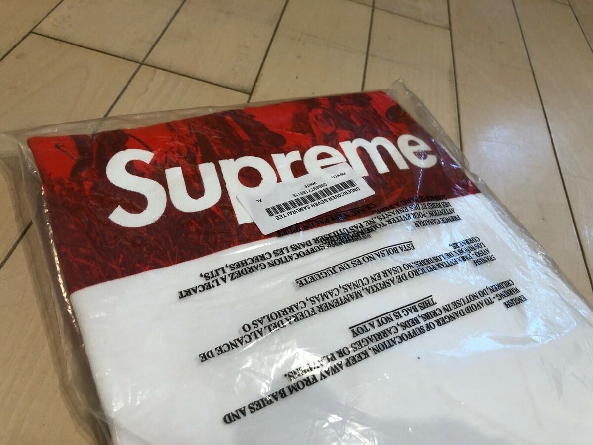 Supreme NYC Undercover Seven Samurai Box Logo Tee T-shirt Supreme NYC Undercover Seven Samurai Box Logo Tee T-shirt