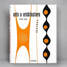 New "Arts & Architecture 1950-1954" MCM Home Interior Design Coffee Table Book