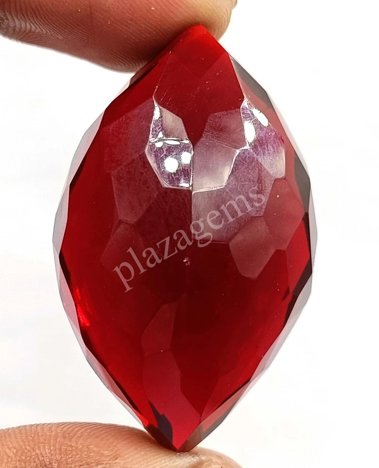 RED Moldavite 118.80 Ct EGL Certified MARQUISE Shape Loose Gemstone 5ATI - Image 3 of 4