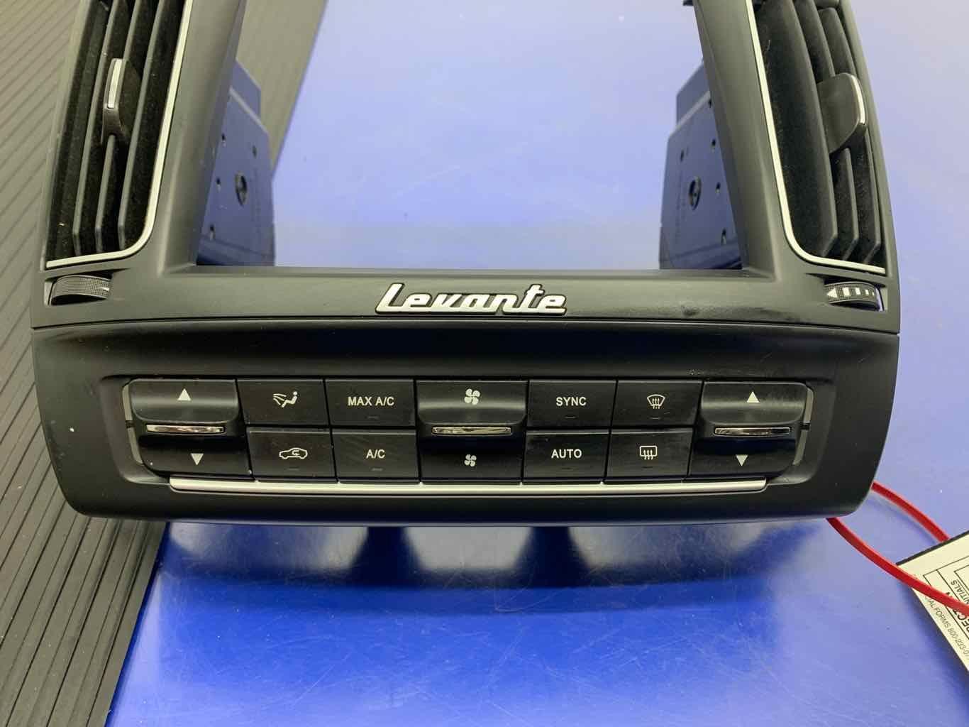 2017-2020 MASERATI LEVANTE OEM CLIMATE CONTROL PANEL 06701187960