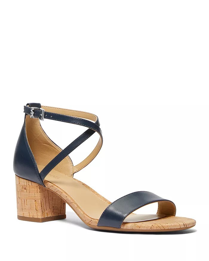 Michael Kors Serena Flex Leather Sandal Women's 6.5 | eBay