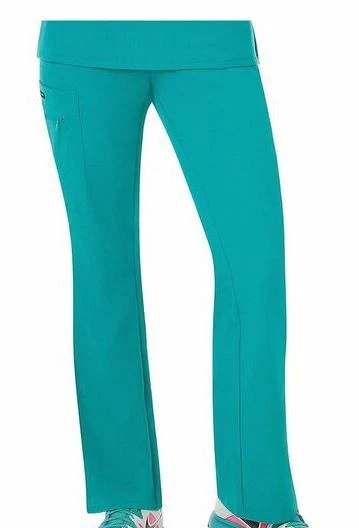 Jockey 2249 - Pantalones Médicos Para Mujer Tri Mezcla Cremallera Foto 3 de 4