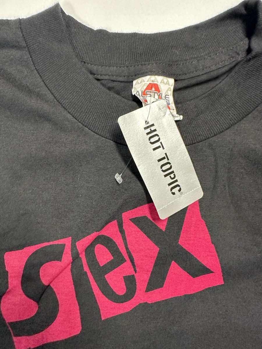 Vintage Sex Pistols Sid Vicious Pink Letters Punk Rock Band