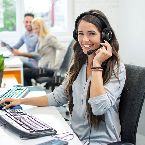 USB Wired Headset Headphone with Mic Noise Cancelling for PC Laptop Call Offices - Picture 2 of 11