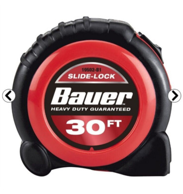Bauer 30ft Self-Locking Tape Measure | eBay