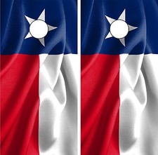 C205 Texas Flag Cornhole Board Wrap LAMINATED Wraps Decals Vinyl Sticker