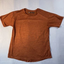 REI Co-op Active Pursuits T-Shirt Men Small Heather Orange Short Sleeve Outdoor