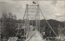 RPPC Royal Gorge CO Worlds Highest Bridge EKC Sanborn photo postcard N537