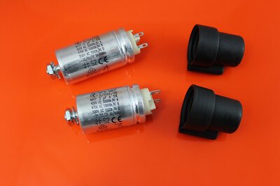 3-8H-2,8-ABS 3-8µF 420V 2,8mm Stecker 3-8uF Motorkondensator zb.f. Brennermotor
