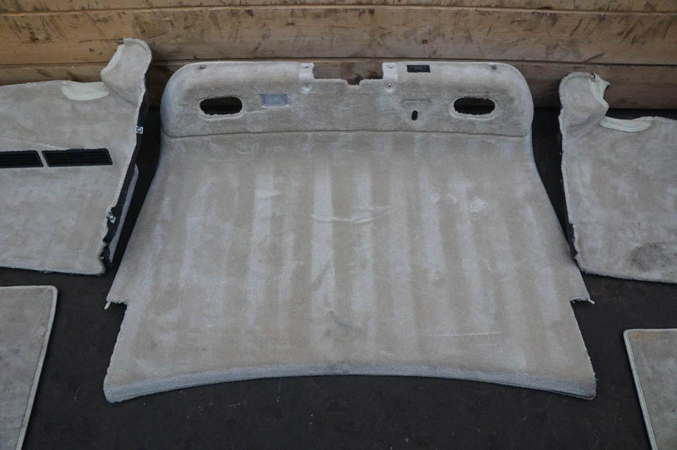 Juego de 5 alfombras interiores maletero bronceado OEM Rolls Royce Phantom 2003-17 Foto 3 de 4