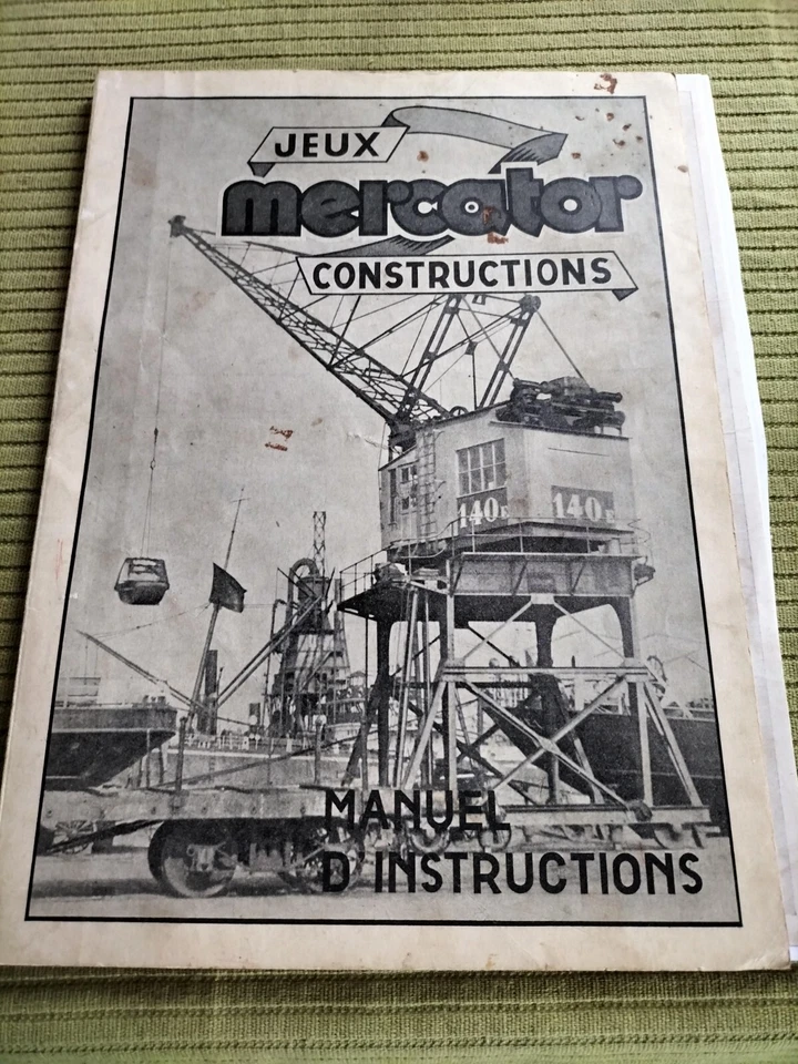 MERCATOR Manuel d'Instructions et Avion (Boîte 1) (Années 1950) - Photo 2/4