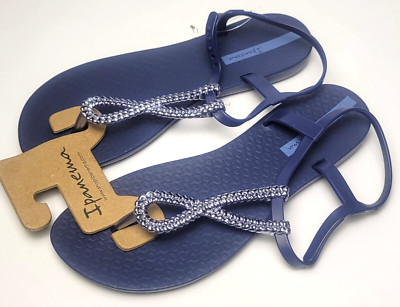 Ipanema Womens Class Twist Sandal Fem Blue Blue 9