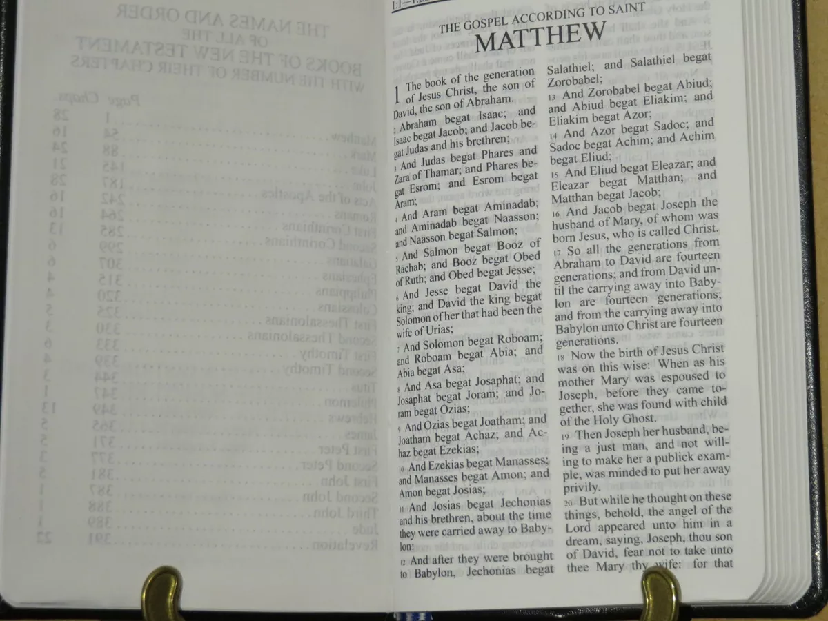 IL NUOVO TESTAMENTO IN INGLESE King James Version Versione del Re