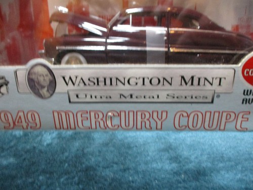 Hawk Model Co. Washington Mint 1949 Mercury Coupe 1/24 Scale Die Cast Black  - Picture 3 of 7